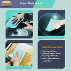 Heavy Duty Wipes Dish Cloths 50Pieces Reusable Wipes Multi-use Cleaning Cloths Towels