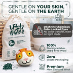 No More Dryer Sheets! XL Wool Dryer Balls 6-Pack, Reusable Laundry Softener & Static Reducer, Eco-Friendly, Long-Lasting, Safe for Sensitive Skin
