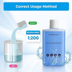 Floor Cleaning Solution Compatible with Roborock Robot Vacuum and Wet Dry Vacuum Cleaner, Deeply Cleans Various Hard Floors Without Leaving any Residue. 1L, 33.81 Fl Oz, Pomelo and Citrus Fragrance