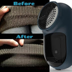 Rechargeable Fabric Shaver, Magictec Lint Remover Sweater Defuzzer Lints Fuzzs Pills Pilling Trimmer for Clothes and Furniture -Battery Operated Blue