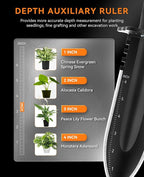 SUNPOW Metal Detector Shovel Digging Tools - Heavy Duty Double Serrated Edge Digger Shovel Knife - Garden Digging Tools with Carrying Sheath - Metal Detector Accessories