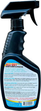 All-Out Sports Odor Eliminator Spray & Deodorizer | Perfect for Smelly Gloves, Hat, Bags, Helmets, Jerseys, Pads, Gear, Shoe & All Other Odors.| Best Formula | 24 oz Spray Bottle (AO503) | Fresh Scent
