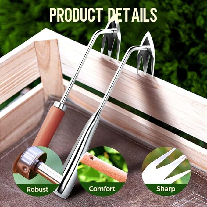 Weed Puller Tool，2026 New Weeding Artifact Uprooting Weeding Tool Weed Remover Tool Manganese Steel Weed Pulling Tool Manual Weeders Tool for Garden (A-1PCS)
