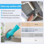 HOMEXCEL Swedish Dishcloths for Kitchen 20 Pack, Sponge Dish Cloth for Counters & Washing Dishes, Reusable and Absorbent Paper Towels, Grey