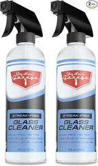 Jay Leno's Garage Glass Cleaner Spray Streak-Free Auto Glass Cleaner for Cars, Automotive Window Cleaner for Car Windows, Windshields & Mirrors 16 oz (Pack of 2) (16 oz (Pack of 2))
