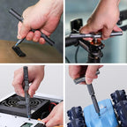 24 in 1 Magnetic Screwdriver Set, DIY Ratchet Mini Removable Self-Assembly Precision Screwdriver Tool Kit, Magnetic DIY Precision Tool Kit with Variety Head Styles for PC/Mobile/Watch/Bicycle