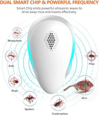 Ultrasonic Pest Repeller Indoor, 6 Pack Pest Repellent Ultrasonic Plug in Electronic Repeller for Mosquito, Spider, Bugs, Mice, Ant, Insects, Roach, Non-Toxic