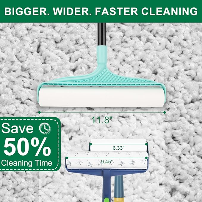 KeFanta 3Pcs Large Lint Roller Refills (270 Sheets) 11.8" Wide