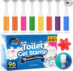 -96 Flowers- Flower Toilet Gel Stamp | Toilet Scent Fresheners (Mix Scent)