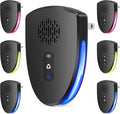 (2025 Upgraded) Ultrasonic Insect & Pest Indoor Repeller, Plug-in Control Device Repellent for Rodent, Mice, Rats, Roaches, Ants, Spiders, Mosquitoes, Bugs, Home, 3 Mode Switching (6 Pack)