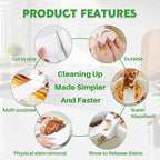 Magic Melamine Sponge Eraser, GRS Certified 50 Pack Magic Cleaning Erasers in Bulk No Scratch & Super Absorbent, Multi-Functional Melamine Foam Sponges for Bathroom Window Shoes Kitchen