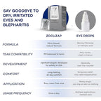 Zocular - Zocuwipe Eyelid Wipes with Natural Okra Complex - Eyelid Cleanser and Moisturizer Pads - Eyelid Cleansing Wipes - Blepharitis Treatment - 40ct