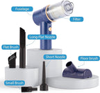 Productverse Portable Cordless Vacuum Cleaner, 22000 PA, Vacuum Cleaner with LED Light, Handheld Vacuum Cordless, Suck and Blow 2 in 1 Portable Vacuum for Car, Home, Office, pet (Blue)