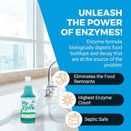 Fly-Zyme, Highly Concentrated Enzyme Drain Cleaner for Pipes, Drain Gel for Fruit Flies, Organic Waste Degrader & Odor Neutralizer, 32 fl oz, Pack of 2
