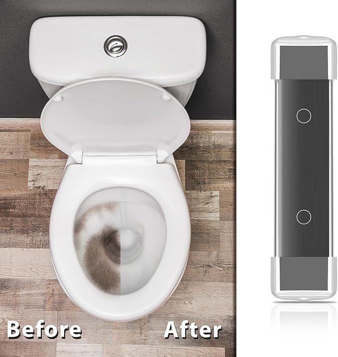 3 Pcs Magnetic Toilet Bowl Cleaner Black Toilet Cleaning Magnets Magnetic Tank Cleaner for Household Bathroom Cleaning Supplies Against Stains No Chemicals