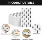 Horaldaily 50 Christmas Disposable Paper Decorative Guest Napkins, Black Xmas Trees Hand Towel for Party Lunch Dinner Kitchen Bathroom