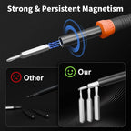 STREBITO Micro Screwdriver Set 64 in 1 Magnetic Screwdriver Set with Torx, Triwing, Pentalobe Star, Electronic Repair Tool Kit for Computer, PC, Laptop, Phone, PS5, XBOX, Switch, Eyeglasses