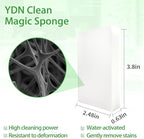 Magic Sponge Erasers, Water-Activated Cleaning Sponge, Multi-Purpose Melamine Foam Cleaner for Kitchen, Bathroom, Walls, Shoes & Car Interior – Durable, Non-Scratch & Reusable (50)
