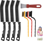 8Pcs Crevice Cleaning Brushes for Household Use, Grout Cleaner Brush, Hard Bristle Gap Cleaning Tool, Suitable for Kitchen, Bathroom and Other Areas Usually Difficult to Reach