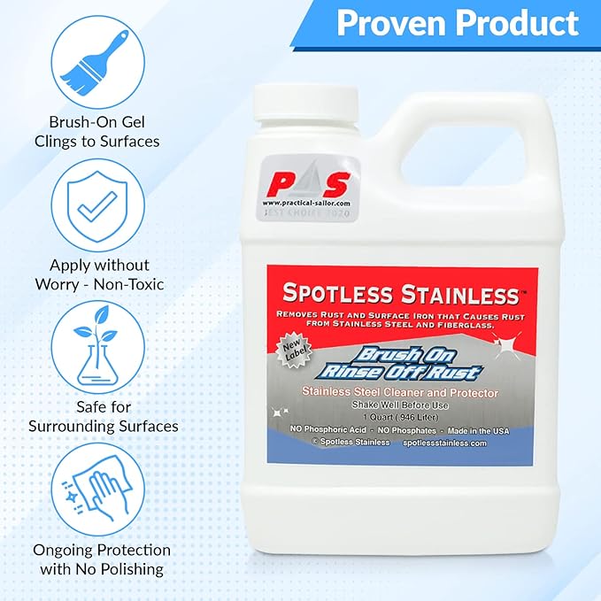 Spotless Stainless Rust Remover and Preventative - 32 Ounce