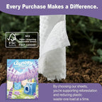 Laundry Detergent Sheets, Lavender Scent - 40 Loads |Effective & Eco-Conscious Cleaning| Pre-Measured, Liquidless for Deep Clean | Hypoallergenic, Washing Soda Travel Laundry Soap Strips