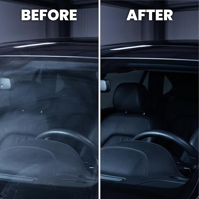LANE'S Concentrated Auto Glass Cleaner | Tint-Safe Car Windshield, Window Cleaner | Removes Automotive Smoke Film, Fingerprints, & Smudges | Streak-Free, Safe for All Glasses | 128oz, 2 Pack