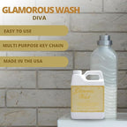 Tyler Candle Gallon Glam Wash Laundry Detergent, (Diva, 128 Fl Oz (Pack of 3)) Bonus BG Stain Remover Pen