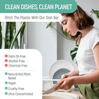 Natural Non-Toxic Dish Washing Soap - Dyes And Fragrance Free - Vegan Cruelty-Free Eco-Friendly And Zero Waste Dishwashing Handmade Solid Bar Soaps Detergent & Biodegradable (Lemon Single)