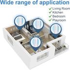 Flying Insect Trap with 12 Pcs Sticky Pads, Plug-in Fruit Fly Traps for Kitchen, Mosquito Trap Fly Catcher with UV Light, Fly Insect Killer Bug Zapper Gnat Killer for Home, Office
