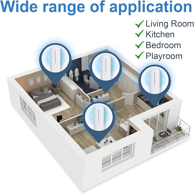 Flying Insect Trap with 12 Pcs Sticky Pads, Plug-in Fruit Fly Traps for Kitchen, Mosquito Trap Fly Catcher with UV Light, Fly Insect Killer Bug Zapper Gnat Killer for Home, Office