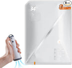 Vacbird Travel Vacuum Seal Bags, 8 Pack 34" Vacuum Storage Bags with Rechargeable Cordless Pump Compression Packing for Clothing Clothes Blanket Bedding, Space Saver for Suitcase Luggage