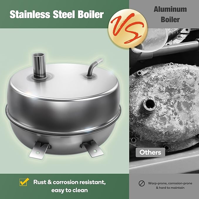 Newbealer Heavy-Duty Steam Cleaner for Home, Stainless Steel Boiler, Steam Mop with 25-Piece Accessories, Max 5 Bar, Multi-Purpose Steamer for Floors, Cars, Furniture, Tiles, and More