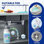 3pcs Drain Clog Remover, Pipeline Dredging Agent, Powerful Quick Cleaning Drain Toilet Cleaner Tool, Unclog Toilet Clog And Kitchen Sink Pipe Unblocker Powder