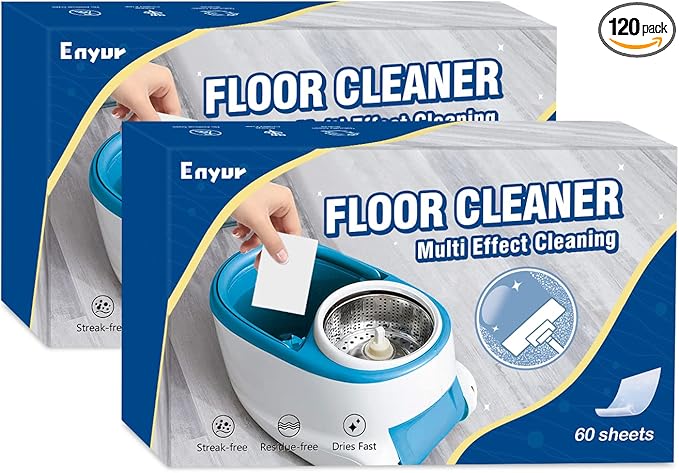 Floor Cleaner - Concentrate Multi-Surface Cleaner For Mopping For RV And Small Space, 120 loads (2 packs, fresh scent)