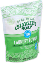 Charlie’s Soap Laundry Powder (100 Loads, 4 Pack) Deep Cleaning Washing Powder Detergent – Eco-Friendly, Safe, and Effective