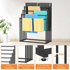 Honiter Towel Racks for Bathroom, 5 Tier Wide Towel Drying Rack Outdoor, Free Standing Towel Rack, Pool Towel Blanket Stand and Display Rack for Oversized Bath Towels