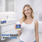 Sink Drain Cleaner, Powerful Pipeline Dredging Agent, Drain Clog Remover for Unclogs Bathroom and Kitchen Sinks, Drains (2PCS)