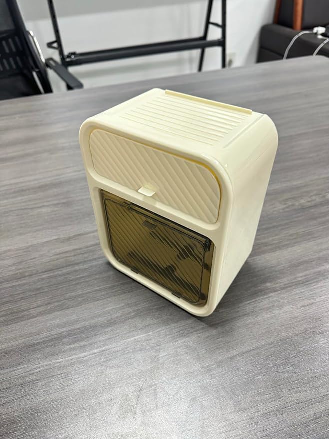 Wall-Mounted Tissue Box – Plastic Bathroom Toilet Paper Holder with Phone Shelf