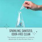 Force of Nature Multi-Purpose Cleaner, Disinfectant & Deodorizer Year Supply Bundle - Reusable Bottle, 50 Refills - EPA Registered, Toxin-Free, All-Purpose Natural Cleaning Supplies
