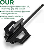 Garden Groomer 4-in-1 Soil Tiller & Auger—Cultivate, Loosen, Weed, and Drill in Garden Beds Or Planter Boxes. 3/8" Hex-Drive Drill Attachment for Effortless Gardening.