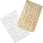 Full Circle 100% Plant-Based Loofah Sponges – Pack of 2 – Plastic-Free, Natural Sponge, No Microplastics, Safe for Nonstick Cookware.