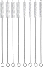 Hiware Straw Cleaner Brush Set, 8-Piece Long Cleaning Brush for Straws on Tumbler, Water Bottle, Sippy Cup, and Pipes, Tubes or Hummingbird Feeders