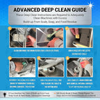 Dishwasher Cleaner & Deodorizer Tablets, 24-Pack Dishwasher Maintenance Tablets for Interior, Pump, Filter, Spray arm & Drain, Helps Remove Grease, Limescale & Mineral Buildup 1-Year Supply