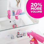 Stardrops - The Pink Stuff Miracle Bathroom Foam Cleaner, 30 fl oz – Now 20% More! Powerful Foaming Action for Showers, Sinks, Tubs & Tiles – Removes Soap Scum, Limescale & Grime with Ease (Pack of 2)