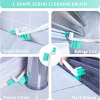 Small Cleaning Brush Tight Spaces, 8pcs Crevice Cleaning Brushes Tool for Household Use, Tiny Cleaning Brush Mini Parts Humidifier Toaster