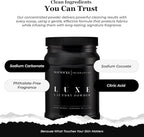 Luxury Laundry Detergent Powder (Luxe) 32 Oz – Concentrated for Tough Stains and Odors, For All Washing machine types – Gentle on Fabrics