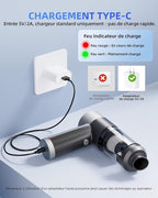 Mini Car Vacuum with 17000Pa High Power Suction,Portable Handheld Vacuum Blow & Suction,4 in 1 Cordless Small Vacuum Cleaner for Car,Home,Office,PC.Air Duster for Quick Cleaning of Small Areas