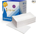 AMERICAN HOMESTEAD Disposable Hand Towels for Bathroom - White Linen-Like Guest Napkins - Ideal Paper Dinner Napkins or Bathroom Towels for Guests - 200 Count - Quilted - 15.5" x 12"