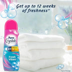 Purex Crystals In-Wash Fragrance and Scent Booster, Fresh Vibes, 21 Ounce, 4 Count (Pack of 2)