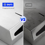 Paper Towel Dispenser Wall Mount Commercial, Brushed Stainless Steel & Fingerprint Resistant, Lockable, for c fold/Multifold/Trifold Paper Towels, Touchless Hand Towels Holder